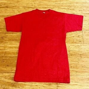American Apparel The Vermont Army-T red crew neck short sleeve t-shirt top. XXS